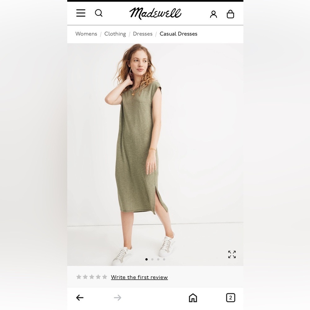 Madewell Muscle Midi Dress